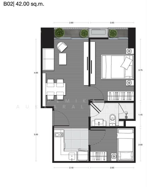 Noble Around Ari, Bangkok, 312 Phahon Yothin Rd, Samsen Nai, Phaya Thai, Bangkok, 2 Bedrooms, 42 sqm, Condo For Sale, by Pemika Aukkaraleekul, 500484075 - DDproperty.com