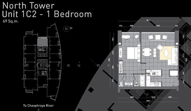 The River by Raimon Land, Bangkok, Soi Charoen Nakorn 13, Charoen Nakorn Road, Khlong Ton Sai, Khlong San, Bangkok, 1 Bedroom, 68 sqm, Condo For Sale, by Saranrat Pongklang, 500484538 - DDproperty.com