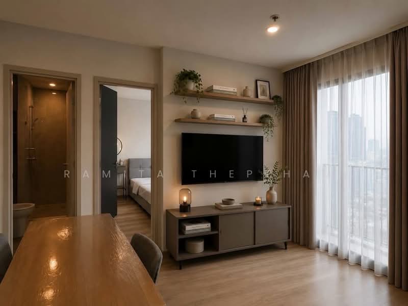 Nue District R9, Bangkok, 59 Rama 9 Road, Huai Khwang, Bangkok, 2 Bedrooms, 35 sqm, Condo For Rent, by Ramita Theptham, 500484849 - DDproperty.com