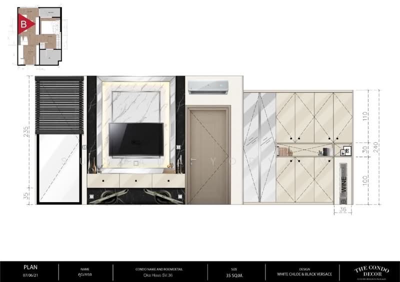 Oka Haus Sukhumvit 36, Bangkok, 3399 Rama 4 Road, Khong Tan, Khlong Toei, Bangkok, 1 Bedroom, 35 sqm, Condo For Sale, by Suchada Yodyiem, 500484978 - DDproperty.com