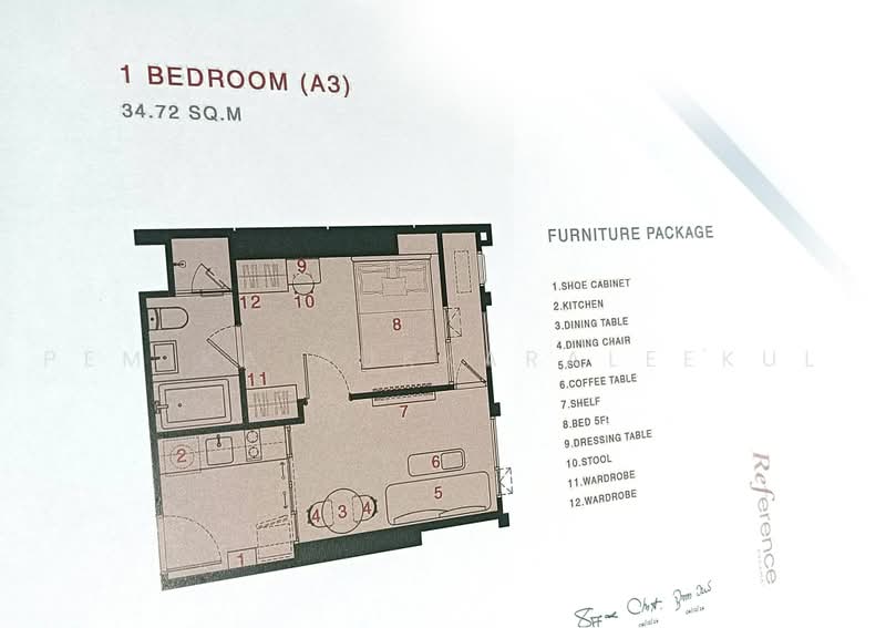 Reference Ekkamai, Bangkok, 65 Sukhumvit Road, Khlong Tan Nua, Watthana, Bangkok, 1 Bedroom, 35 sqm, Condo For Sale, by Pemika Aukkaraleekul, 500485598 - DDproperty.com