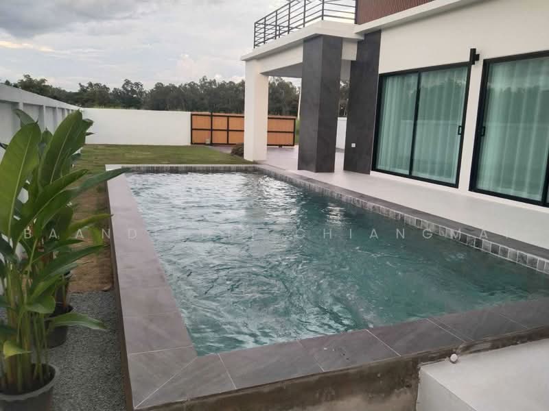 Pool Villa ให้เช่า ใกล้เซ็นทรัลเฟสติวัล เพียง 10 นาที ค่าเช่า 90,000บาท/เดือน รหัสทรัพย์ : No.6P011, เชียงใหม่, สันพระเนตร, สันทราย, เชียงใหม่, 200 ตร.ม., บ้านเดี่ยว ให้เช่า, โดย Baandeedee Chiangmai, 500485609 - DDproperty.com