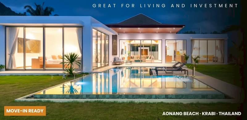 Luxury Modern Pool Villa with Private Pool, กระบี่, อ่าวนาง, เมืองกระบี่, กระบี่, 450 ตร.ม., วิลล่า ขาย, โดย JEERAPHAN FAIPONDEELERD, 500485864 - DDproperty.com