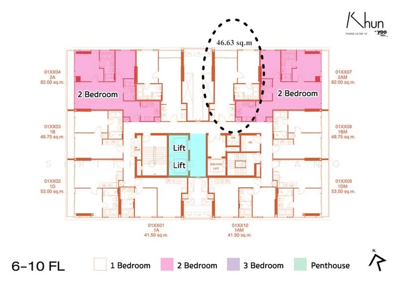 Khun By Yoo, Bangkok, 338 Thonglor Road, Khlong Tan Nua, Watthana, Bangkok, 1 Bedroom, 50 sqm, Condo For Rent, by Sirithong Saetang, 500486943 - DDproperty.com