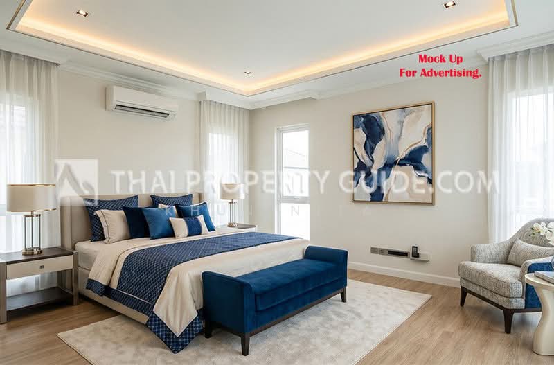 Nichada Thani, Nonthaburi, Soi Prasert Islam, Bang Talat, Pak Kret, Nonthaburi, 6 Bedrooms, 1,578 sqm, Single Detached House For Rent, by Khun Nita, 500486948 - DDproperty.com
