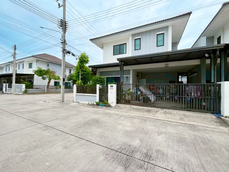 หมู่บ้าน นนทรี พาร์ควิว : คลองสี่วา - พันธุวงษ์, Samut Sakhon, Ban Ko, Muang Samut Sakhon, Samut Sakhon, 4 Bedrooms, 154 sqm, Semi-Detached House (Twin House) For Sale, by Suradej Arunsurosn, 500487296 - DDproperty.com