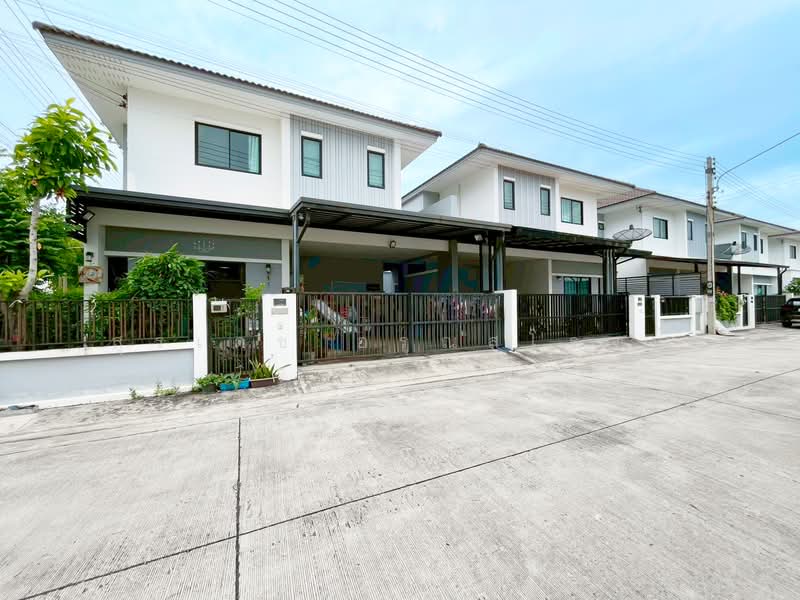 หมู่บ้าน นนทรี พาร์ควิว : คลองสี่วา - พันธุวงษ์, Samut Sakhon, Ban Ko, Muang Samut Sakhon, Samut Sakhon, 4 Bedrooms, 154 sqm, Semi-Detached House (Twin House) For Sale, by Suradej Arunsurosn, 500487296 - DDproperty.com