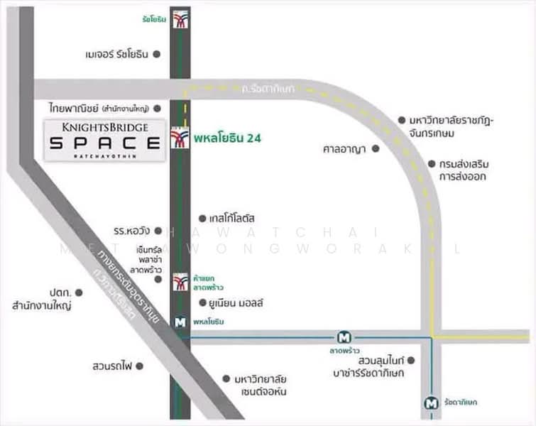Knightsbridge Space Ratchayothin, Bangkok, Phaholyothin Road, Chatuchak, Bangkok, 1 Bedroom, 38 sqm, Condo For Rent, by Thawatchai Methawongworakul, 500487343 - DDproperty.com