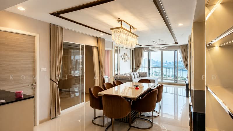 Supalai Riva Grande Rama 3, Bangkok, Rama 3 Road, Chong Nonsi, Yan Nawa, Bangkok, 3 Bedrooms, 147 sqm, Condo For Rent, by Komkrit Arunvessased, 500487922 - DDproperty.com