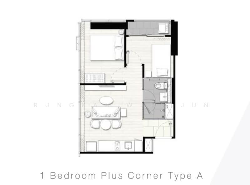 Mazarine Ratchayothin, Bangkok, Soi Phahonyothin 30, Phahonyothin Road, Chan Kasem, Chatuchak, Bangkok, 1 Bedroom, 42 sqm, Condo For Sale, by Rungkan Wijitjun, 500488128 - DDproperty.com