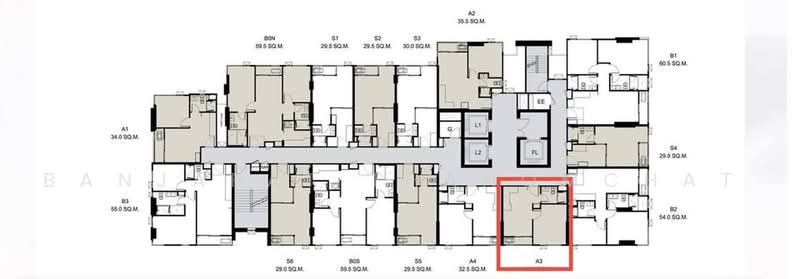 Maru Ekkamai 2, Bangkok, 70-5 Sukhumvit 63 Road, Phra Kanong Nua, Watthana, Bangkok, 1 Bedroom, 33 sqm, Condo For Rent, by Banjarat Thanomchat, 500488436 - DDproperty.com
