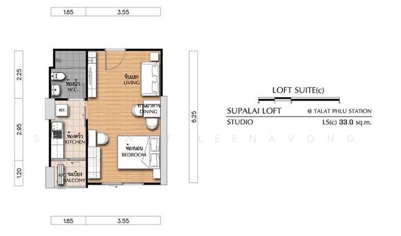 Supalai Loft @ Talat Phlu Station, Bangkok, Ratchadaphisek Road, Talat Plu, Thon Buri, Bangkok, 1 Bedroom, 33 sqm, Condo For Sale, by Settawut Leenavong, 500489088 - DDproperty.com