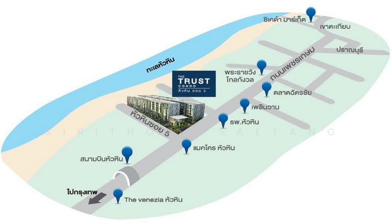 The Trust Hua Hin, Prachuap Khiri Khan, 53 Petchkasem, Hua Hin, Prachuap Khiri Khan, Studio, 24 sqm, Condo For Sale, by Sirithong Saetang, 500489657 - DDproperty.com