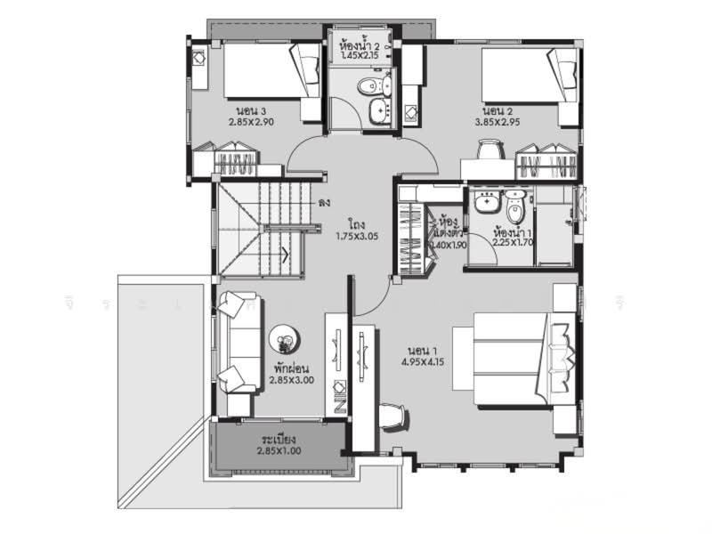 Manthana Rama 9-Srinakarin, Bangkok, 50 Krungthep Kreetha Road, Hua Mak, Bang Kapi, Bangkok, 3 Bedrooms, 168 sqm, Single Detached House For Rent, by จิระเมศร์ วราสิทธิ์สิริ, 500489888 - DDproperty.com