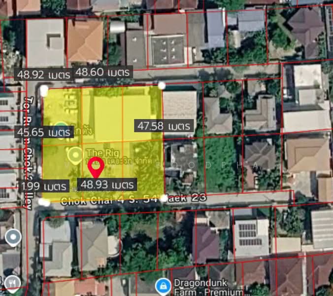 ที่ดินเปล่า โชคชัย4 ซอย54, Bangkok, Lat Phrao, Bangkok, , 2,416 sqm, Land For Sale, by Vimon Boodpha, 500489954 - DDproperty.com