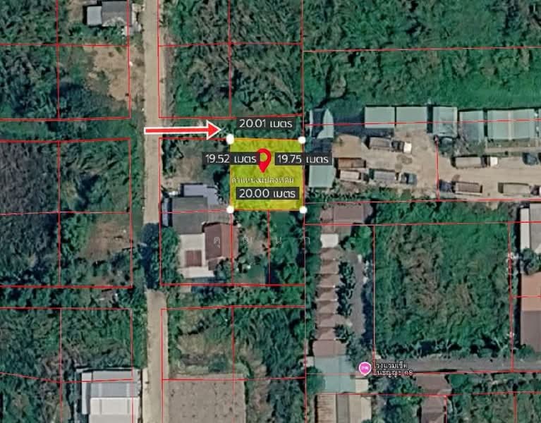 ขายที่ดิน, ปทุมธานี, ลำผักกูด, ธัญบุรี, ปทุมธานี, 400 ตร.ม., ที่ดิน ขาย, โดย คุณนก, 500490051 - DDproperty.com