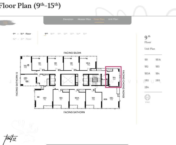 Tait Sathorn 12, Bangkok, Soi Sathorn 12, Sathorn Road, Silom, Bang Rak, Bangkok, 1 Bedroom, 40 sqm, Condo For Sale, by Jomchanok Aswavibul, 500490339 - DDproperty.com