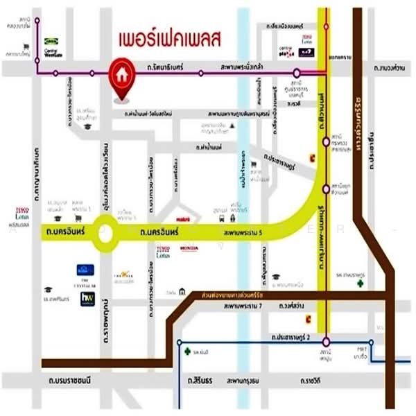 Perfect Place Ratchapruk, Nonthaburi, Ratchapruek Road, Bang Rak Noi, Muang Nonthaburi, Nonthaburi, 3 Bedrooms, 170 sqm, Single Detached House For Sale, by AJHOMECENTER - คุณจ๋า, 500490609 - DDproperty.com