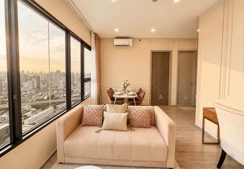 Knightsbridge Prime Onnut, Bangkok, Soi On Nut 1/1 Sukhumvit Road77, Phra Kanong Nua, Watthana, Bangkok, 2 Bedrooms, 54 sqm, Condo For Rent, by Kanyanat Ruksamuang, 500490633 - DDproperty.com