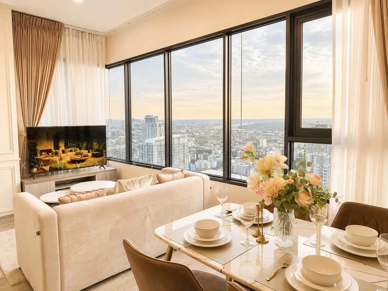 Knightsbridge Prime Onnut, Bangkok, Soi On Nut 1/1 Sukhumvit Road77, Phra Kanong Nua, Watthana, Bangkok, 2 Bedrooms, 54 sqm, Condo For Rent, by Kanyanat Ruksamuang, 500490633 - DDproperty.com