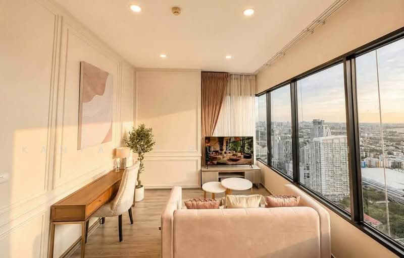 Knightsbridge Prime Onnut, Bangkok, Soi On Nut 1/1 Sukhumvit Road77, Phra Kanong Nua, Watthana, Bangkok, 2 Bedrooms, 54 sqm, Condo For Rent, by Kanyanat Ruksamuang, 500490633 - DDproperty.com