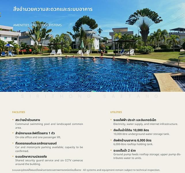 Apartment 7-story 381 sq.wa, with 24 rental units, Complete common facilities, Rayong, เฉลิมบูรพาชลทิต, Kram, Klaeng, Rayong, , 2,309 sqm, Business For Sale, by Sirithong Saetang, 500490784 - DDproperty.com