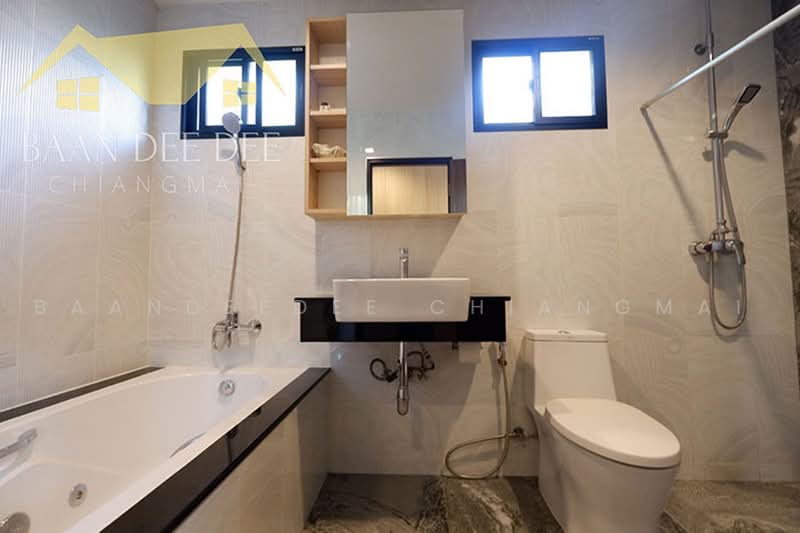 A house for rent near Kad Farang, Chiang Mai Rental Price: 30,000 THB / month Property ID: No.14H152, Chiang Mai, Ban Waen, Hang Dong, Chiang Mai, 2 Bedrooms, 67 sqm, Single Detached House For Rent, by Baandeedee Chiangmai, 500490958 - DDproperty.com