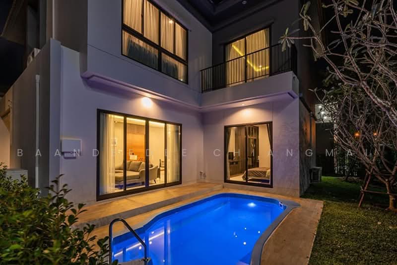 Pool Villa ให้เช่า ใกล้กาดฝรั่ง เพียง 5 นาที ค่าเช่า 65,000 บาท / เดือน รหัสทรัพย์ : No.14P029, เชียงใหม่, บ้านแหวน, หางดง, เชียงใหม่, 150 ตร.ม., บ้านเดี่ยว ให้เช่า, โดย Baandeedee Chiangmai, 500491175 - DDproperty.com