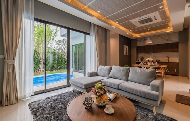 Pool Villa ให้เช่า ใกล้กาดฝรั่ง เพียง 5 นาที ค่าเช่า 65,000 บาท / เดือน รหัสทรัพย์ : No.14P029, เชียงใหม่, บ้านแหวน, หางดง, เชียงใหม่, 150 ตร.ม., บ้านเดี่ยว ให้เช่า, โดย Baandeedee Chiangmai, 500491175 - DDproperty.com