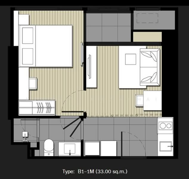 IDEO Mobi Asoke, Bangkok, New Petchaburi Road, Bang Kapi, Huai Khwang, Bangkok, 1 Bedroom, 33 sqm, Condo For Sale, by Keerati Poonchai, 500491273 - DDproperty.com