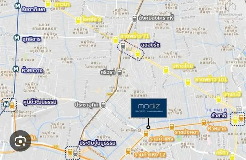 Modiz Rhyme Ramkhamhaeng, Bangkok, Ramkhamhaeng Road, Hua Mak, Bang Kapi, Bangkok, 2 Bedrooms, 35 sqm, Condo For Sale, by คุณแนน, 500491294 - DDproperty.com