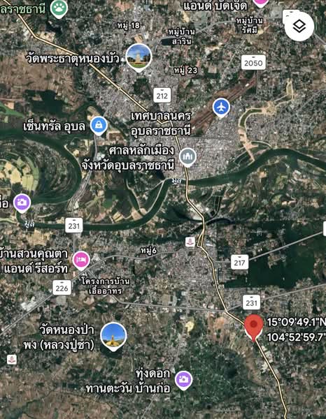 ที่ดิน อุบลราชธานี วารินชำราบ (ใกล้ ม. อุบล ), Ubon Ratchathani, โชคชัย-เดชอุดม , สีคิ้ว-อุบลราชธานี, Saen Suk, Warin Chamrap, Ubon Ratchathani, , 1,900 sqm, Land For Sale, by Wasan Wasati, 500491321 - DDproperty.com