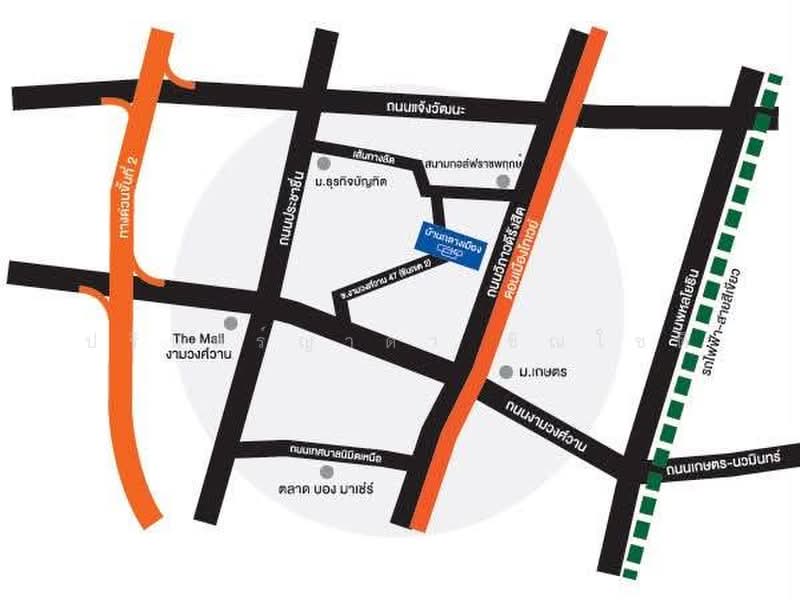 Baan Klang Muang Ngamwongwan, Bangkok, Soi Ngamwongwan 47 Yeak 6-11, Thung Song Hong, Lak Si, Bangkok, 3 Bedrooms, 149 sqm, Townhouse For Rent, by ปรินทร์ญาดา ชิณโชติ, 500491323 - DDproperty.com