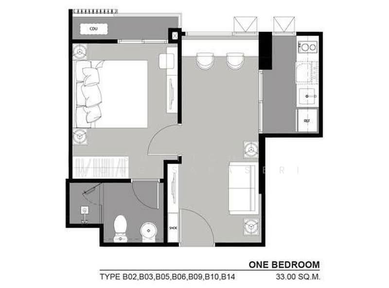 Rhythm Sukhumvit 36-38, Bangkok, 55 Soi Sukhumvit 36, Sukhumvit Road, Phra Kanong, Khlong Toei, Bangkok, 1 Bedroom, 33 sqm, Condo For Sale, by Supitcha Wongisaraseri, 500492428 - DDproperty.com