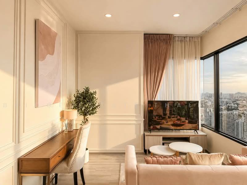 Knightsbridge Prime Onnut, Bangkok, Soi On Nut 1/1 Sukhumvit Road77, Phra Kanong Nua, Watthana, Bangkok, 2 Bedrooms, 54 sqm, Condo For Rent, by Bridge Estate Thailand, 500492934 - DDproperty.com