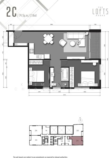 The Lofts Asoke, Bangkok, Sukhumvit 21 Road, Khlongtoei Nua, Watthana, Bangkok, 2 Bedrooms, 80 sqm, Condo For Sale, by Khemasooch Chiraburanan, 500493048 - DDproperty.com