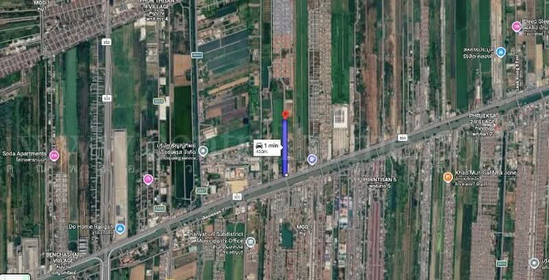 รังสิต - คลอง 7, Pathum Thani, รังสิต - คลอง 7, Lam Phak Kut, Thanyaburi, Pathum Thani, , 4,000 sqm, Land For Sale, by คุณพลอยวาลินน์ (วาลินน์), 500493209 - DDproperty.com