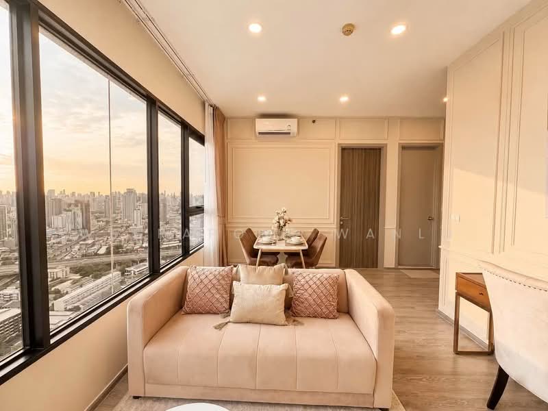 Knightsbridge Prime Onnut, Bangkok, Soi On Nut 1/1 Sukhumvit Road77, Phra Kanong Nua, Watthana, Bangkok, 2 Bedrooms, 54 sqm, Condo For Rent, by Weerapong Wanlo, 500493444 - DDproperty.com