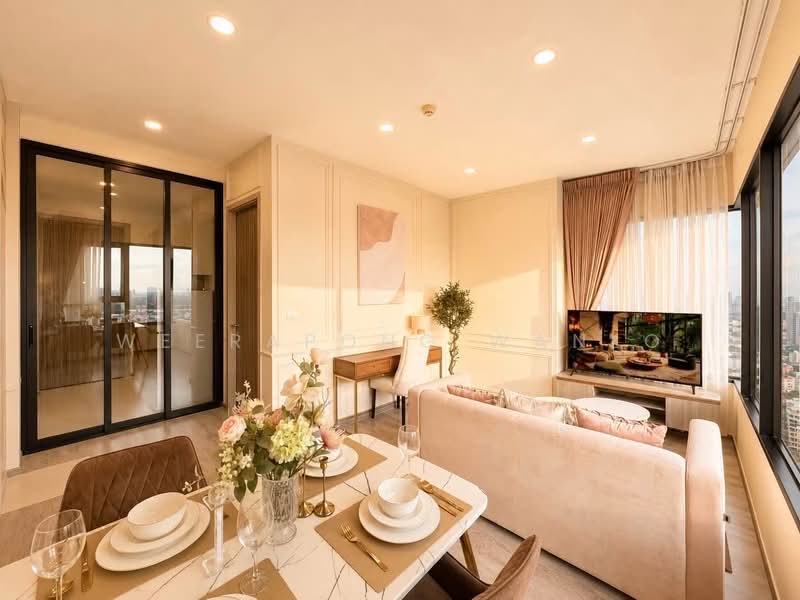 Knightsbridge Prime Onnut, Bangkok, Soi On Nut 1/1 Sukhumvit Road77, Phra Kanong Nua, Watthana, Bangkok, 2 Bedrooms, 54 sqm, Condo For Rent, by Weerapong Wanlo, 500493444 - DDproperty.com