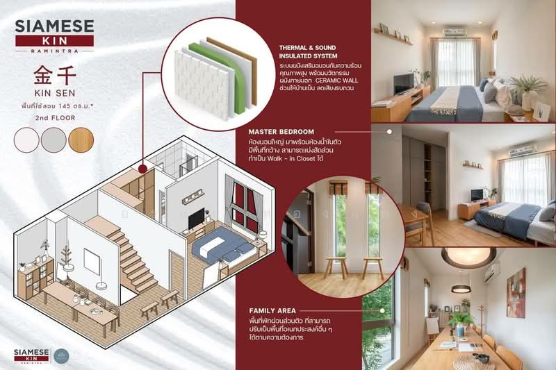 Siamese Kin Ramintra, Bangkok, Soi Ramintra 64, Khan Na Yao, Bangkok, 3 Bedrooms, 145 sqm, Townhouse For Sale, by อรยา ทองแพง, 500493749 - DDproperty.com
