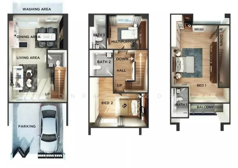 Cordiz at Udomsuk, Bangkok, Udomsuk Road, Soi 39, Bang Chak, Phra Khanong, Bangkok, 3 Bedrooms, 220 sqm, Townhouse For Rent, by Boonraksa Sopak, 500493797 - DDproperty.com