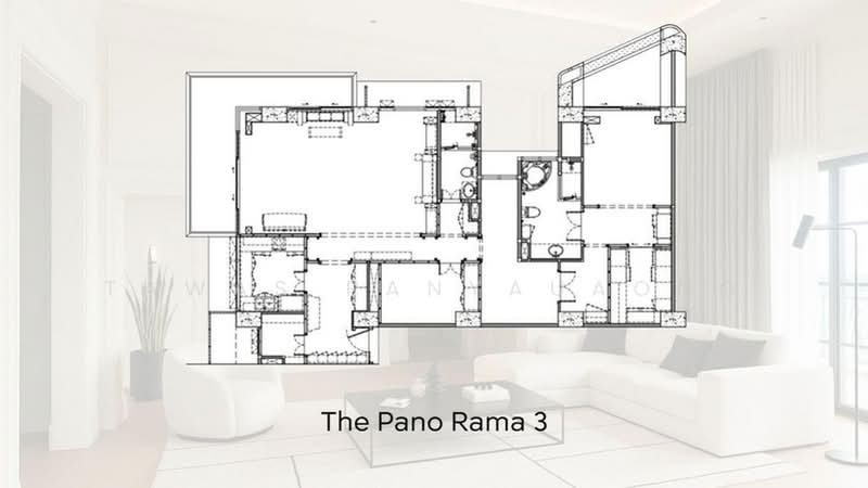 The Pano Rama 3, Bangkok, 890 Rama 3 Road, Bang Pong Pang, Yan Nawa, Bangkok, 2 Bedrooms, 180 sqm, Condo For Sale, by Tawas Panyauaong, 500494914 - DDproperty.com