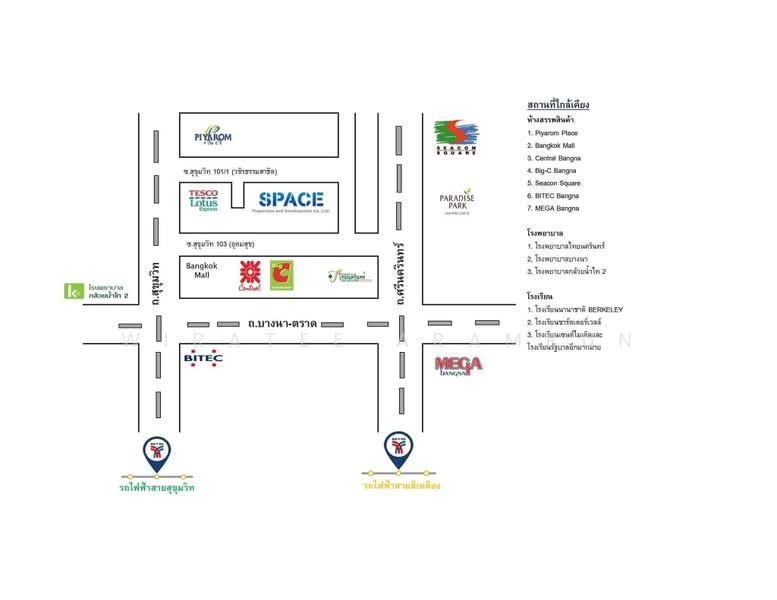 SPACE โฮมออฟฟิศ, Bangkok, ซอยสุขุมวิท 101/1 (วชิรธรรมสาธิต), Bang Chak, Phra Khanong, Bangkok, 3 Bedrooms, 237 sqm, Townhouse For Rent, by Wiratee Aramrun, 500495411 - DDproperty.com