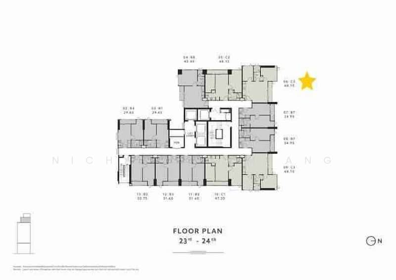 The Reserve Phahol-Pradipat, Bangkok, Soi Pradipat 23, Samsen Nai, Phaya Thai, Bangkok, 2 Bedrooms, 49 sqm, Condo For Sale, by Nicha Na Lampang, 500495775 - DDproperty.com