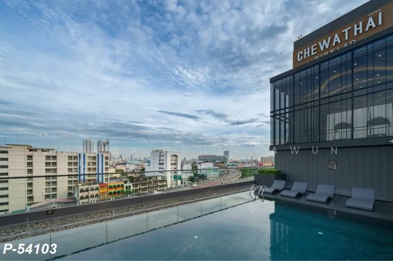Chewathai Pinklao, Bangkok, Arun Amarin Road, Bang Yi Khan, Bang Phlat, Bangkok, 1 Bedroom, 32 sqm, Condo For Rent, by Susira Prueksawun, 500495778 - DDproperty.com