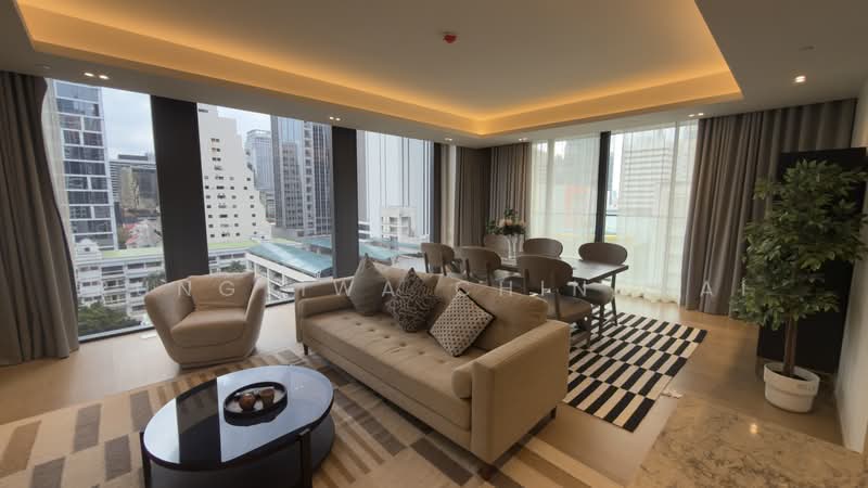 Tonson One Residence, Bangkok, Soi Tonson, Ploenchit Road, Lumphini, Pathum Wan, Bangkok, 2 Bedrooms, 106 sqm, Condo For Rent, by Rungtiwa Chinchai, 500496194 - DDproperty.com