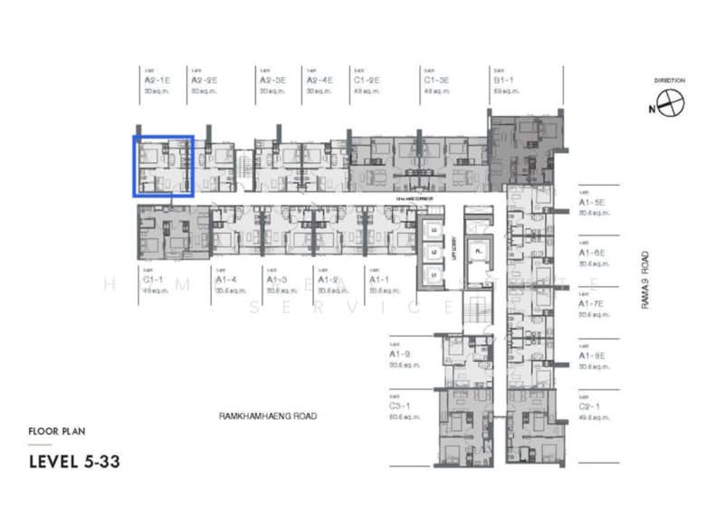Metris Rama 9-Ramkhamheang, Bangkok, New Rama 9 Road, Hua Mak, Bang Kapi, Bangkok, 1 Bedroom, 30 sqm, Condo For Sale, by HOME Real Estate Service, 500496273 - DDproperty.com