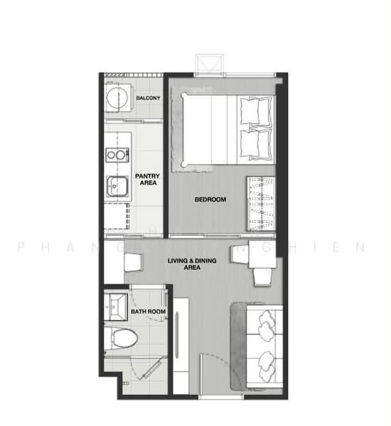 Knightsbridge Prime Onnut, Bangkok, Soi On Nut 1/1 Sukhumvit Road77, Phra Kanong Nua, Watthana, Bangkok, 1 Bedroom, 27 sqm, Condo For Rent, by Chanon Phangchienghien, 500496384 - DDproperty.com