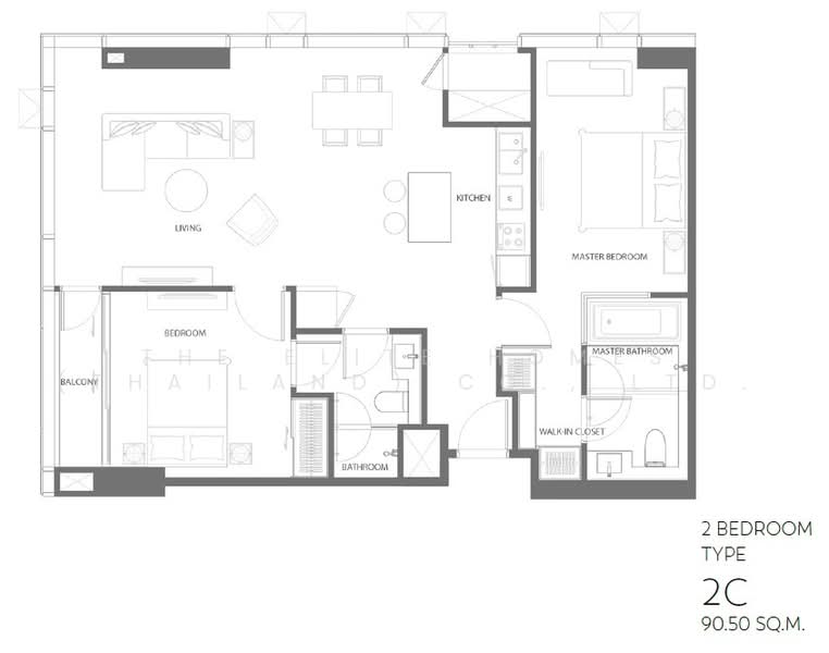 The Strand Thonglor, Bangkok, 36 Soi Sukhumvit 55, Khlong Tan Nua, Watthana, Bangkok, 2 Bedrooms, 90 sqm, Condo For Rent, by The Elite Homes (Thailand) Co., Ltd., 500496568 - DDproperty.com