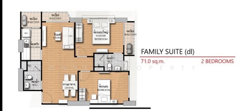 Supalai Vista Pakkret Intersection, Nonthaburi, 56/36 Chaeng Watthana Rd, Pak Kret, Nonthaburi, 2 Bedrooms, 71 sqm, Condo For Rent, by Connex Property, 500496725 - DDproperty.com